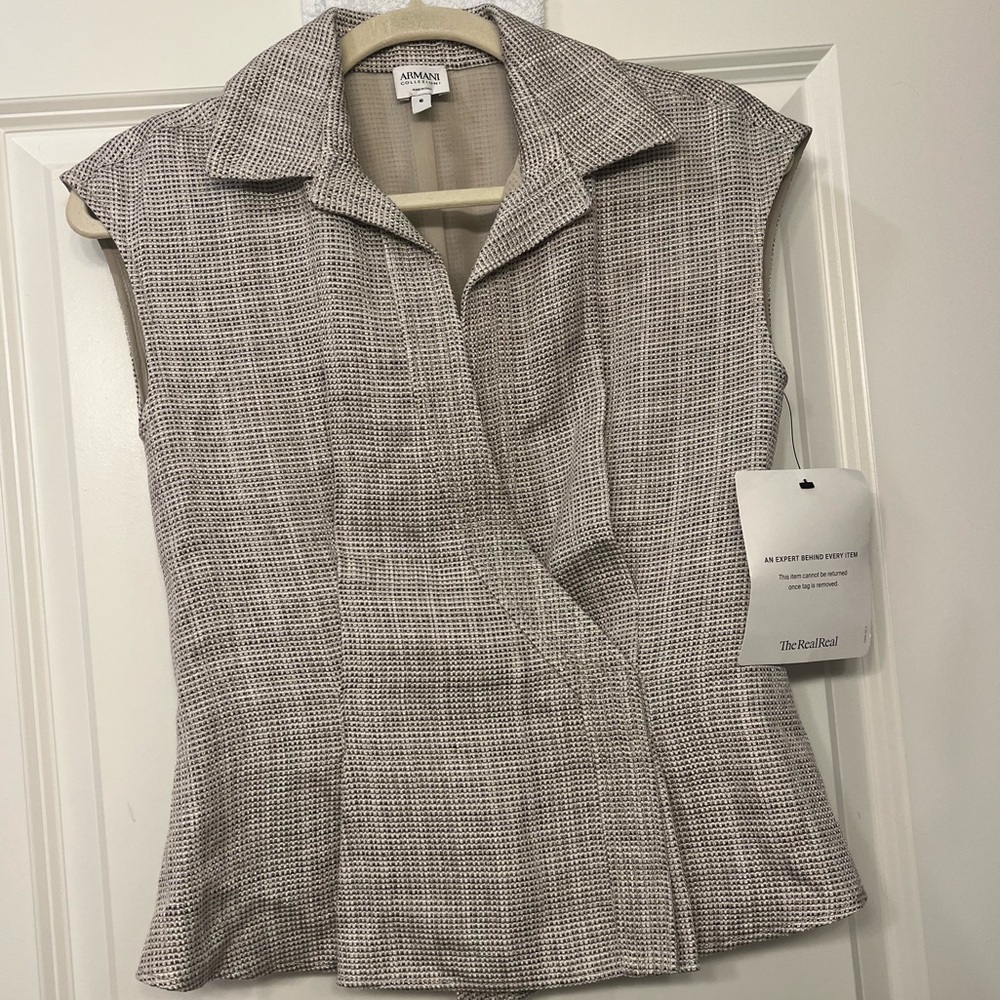 Vintage Armani Vest Top Size 6